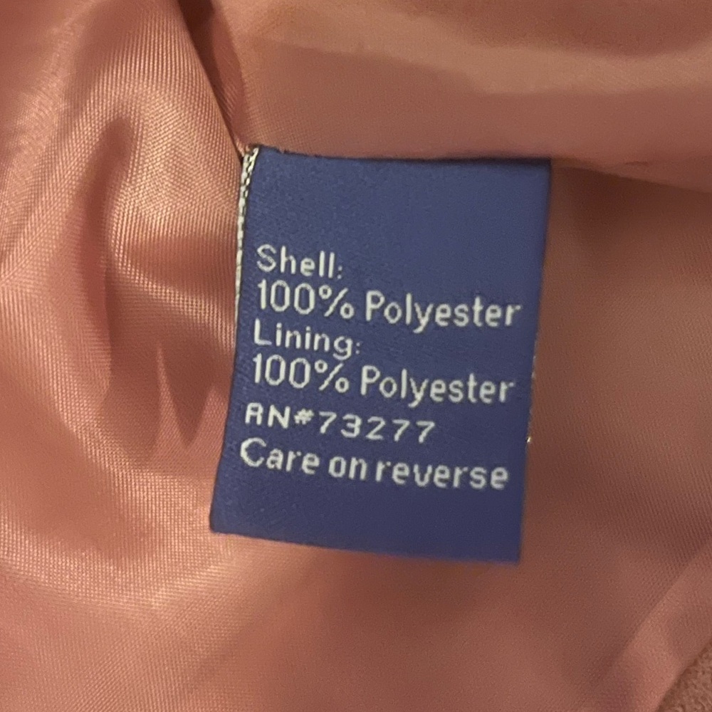 ๐๏ธ 3 For $10๐๏ธ Apt 9 Women's Dusty Rose Pink Faux Suede Jacket, Size L - Picture 9 of 9
